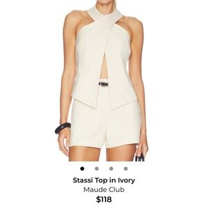 Maude club stassi top. Small. NWT from revolve